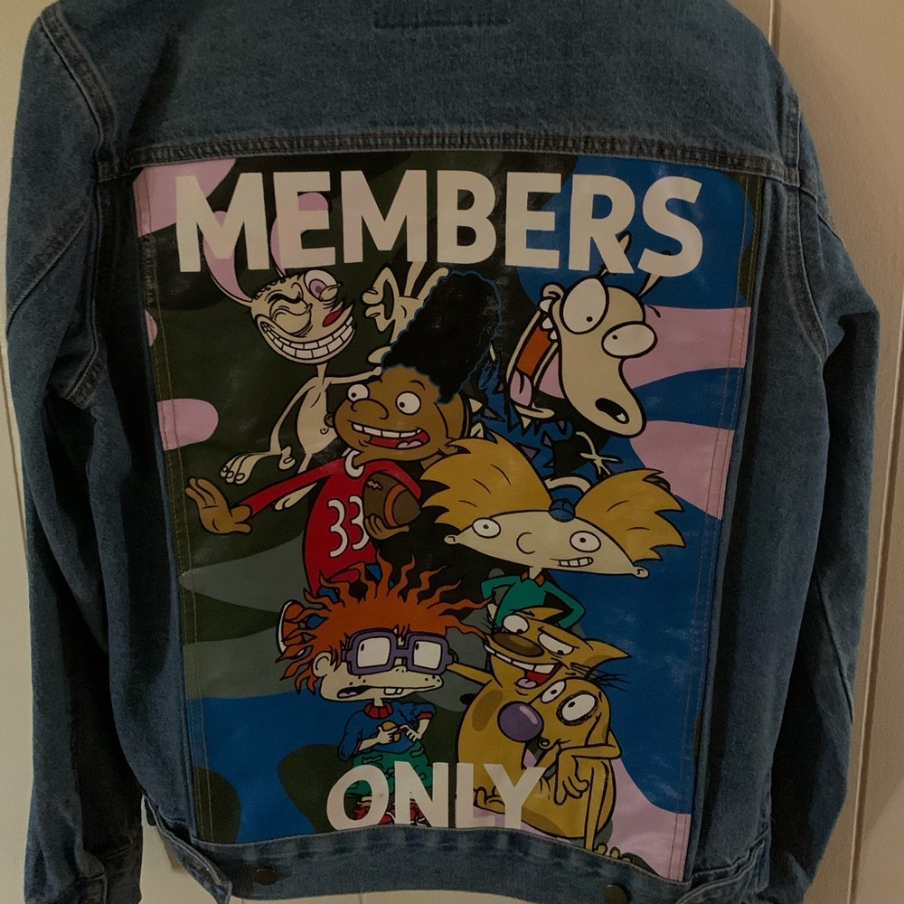 Member’s only X Nickelodeon denim jacket